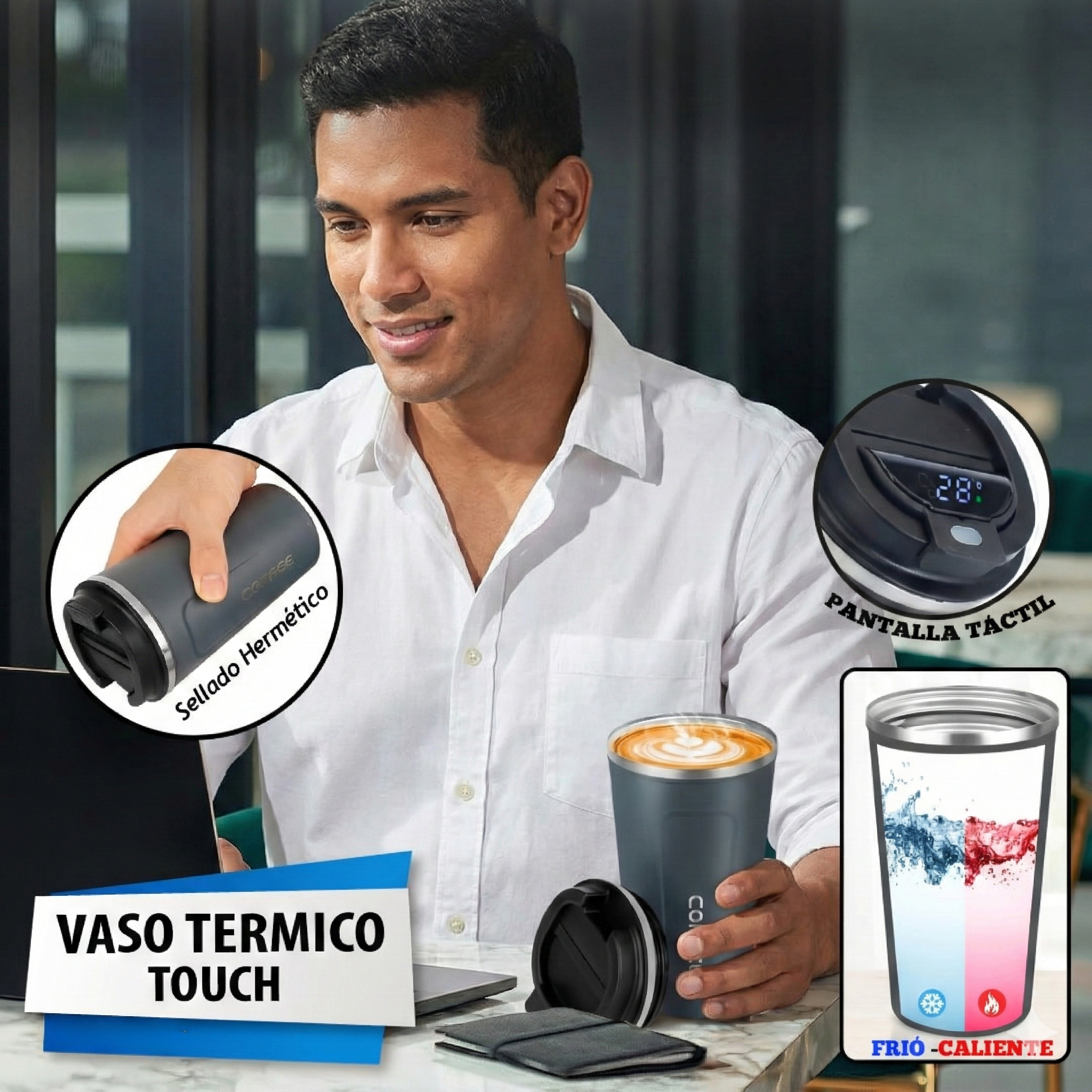 Vaso Térmico Touch