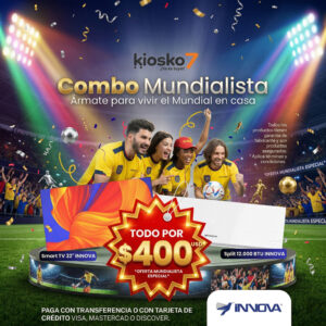 Combo mundialista Innova tv 32 A/C 12btu