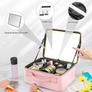 Cosmetiquera Estudio LED Espejo
