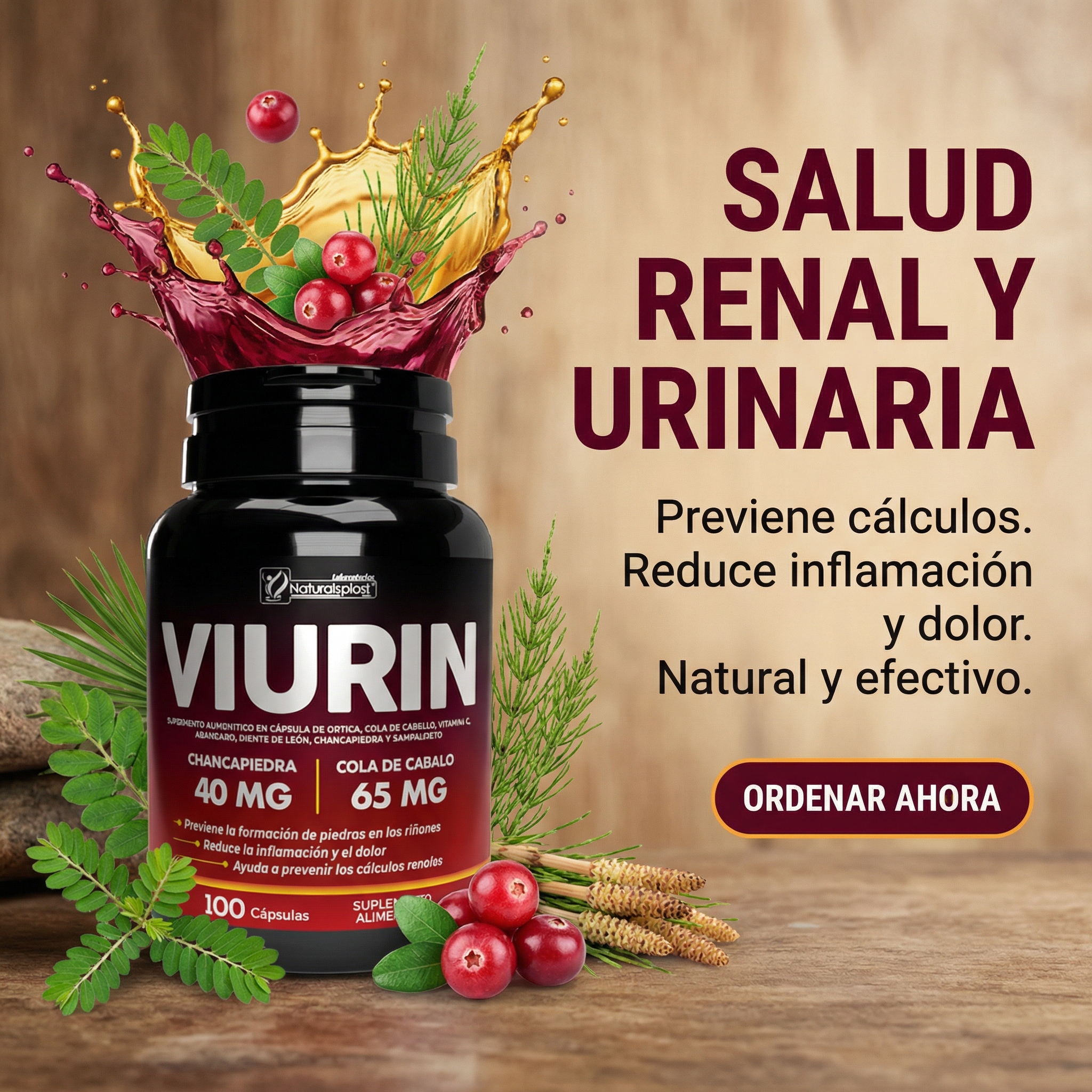 VIURIN 100CAP / CÁLCULOS RENALES - Imagen 3