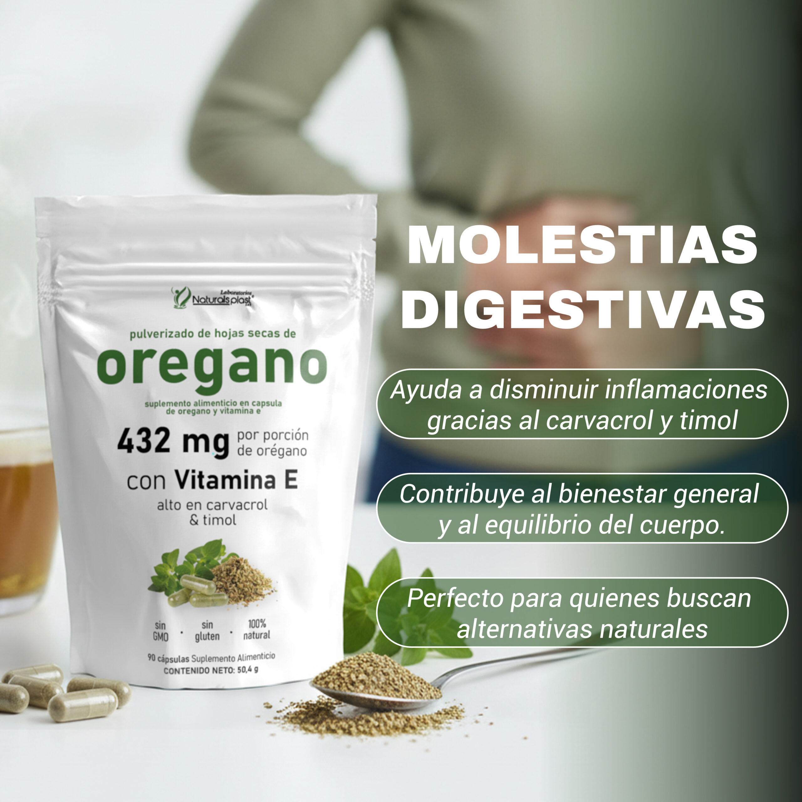 CAPSULAS DE OREGANO 90CAP / DEFENSAS - Imagen 3