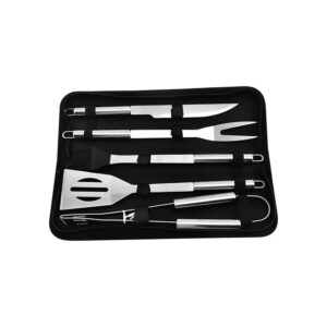 kit parrillero de acero inoxidable