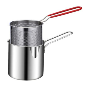 Mini Olla Freidora Con Cesta Coladora